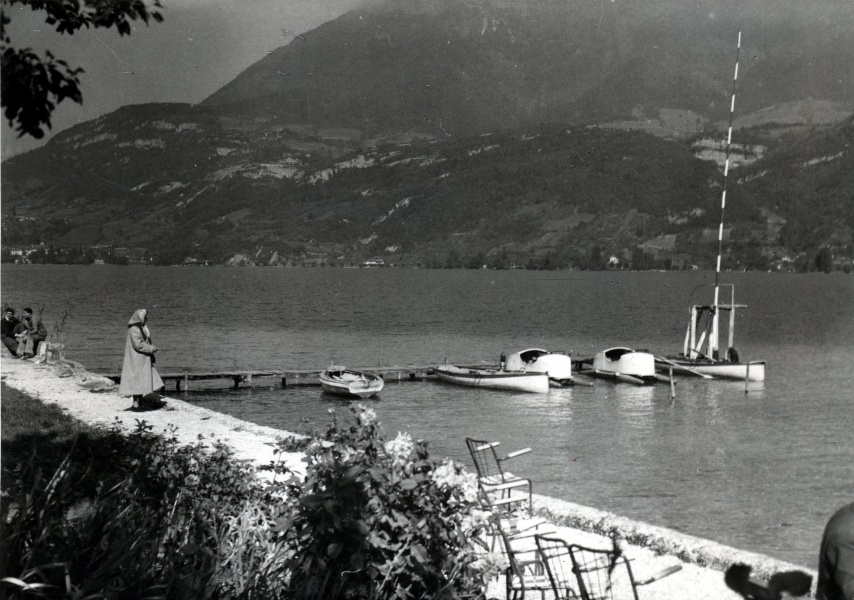 Lac d'Annecy  Brdanaz, 23 septembre 1952 : Genevive