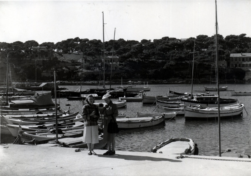 Carry-le-Rouet, 3 septembre 1952 : Franoise, Genevive