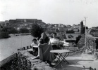Collioure, 12 mai 1953 : X, Toinon, Genevive
