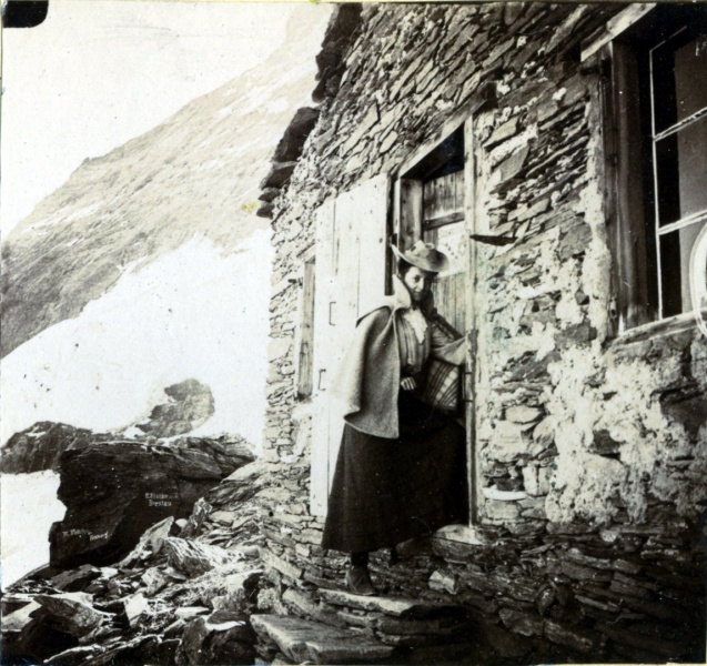 Cabane du Cervin, 1905: Genevive