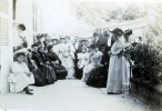 Digne, 1904: mariage de Louis et Genevive; Marie-Marguerite, Marie Lecarme, Clmentine Allary, X, lisabeth, X, Y, Genevive, Louis, ..., Andr, Joseph, Z, Marie-Thrse