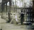 Paris, parc Monceau, 1905: Jeanne, lisabeth, Franois, Genevive, Paule, Marie-Thrse