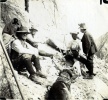 Glacier de Largentire, 1905: Genevive, Louis et autres