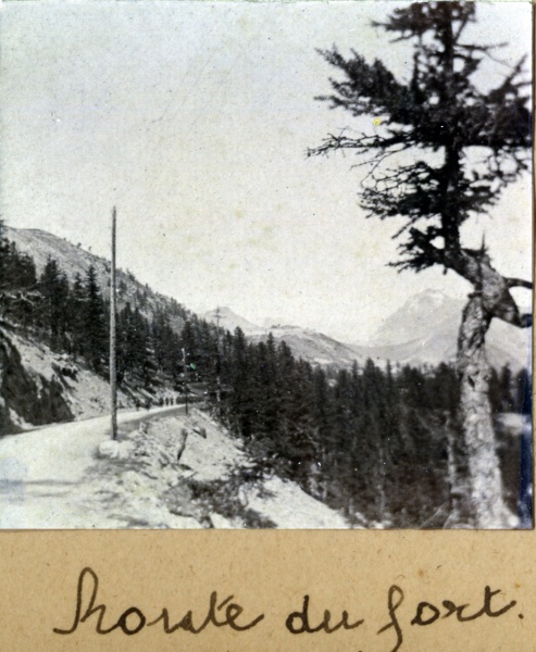 L'Olive, 1914: route du fort