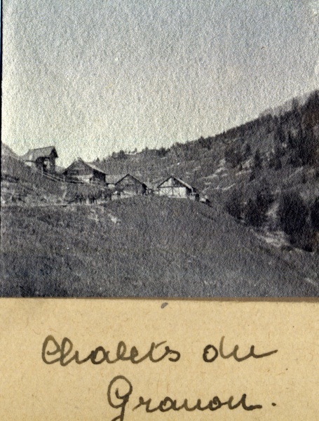 Le Granon, 1914: les chalets