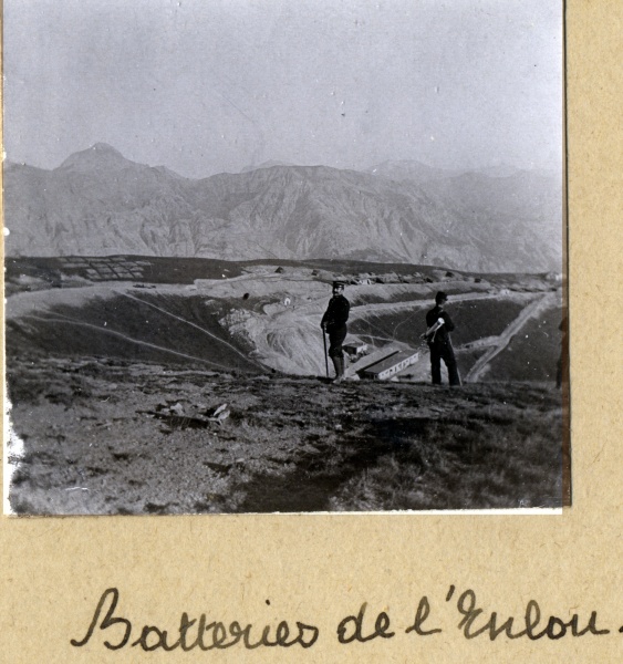 L'enloup, 1914: batteries
