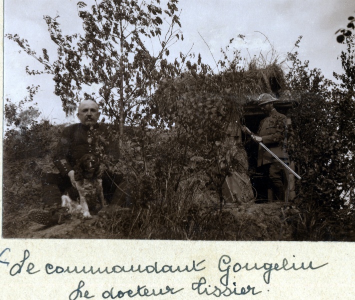 Verzenay, 1916: Commandant Gougelin, Docteur Tissier