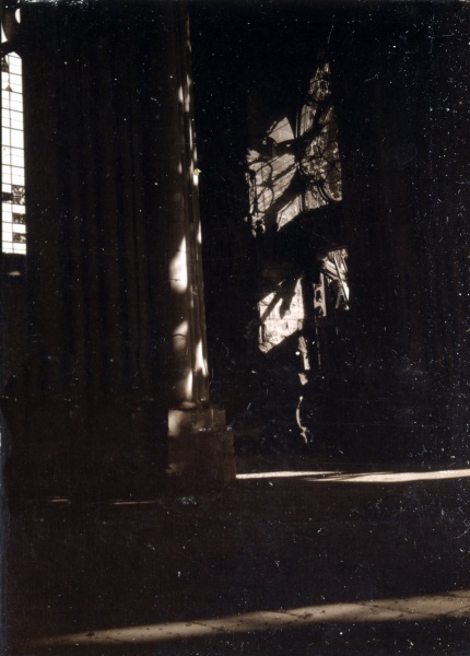 Reims, mai 1916: intrieur de la cathdrale
