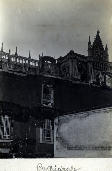 Reims, mai 1916: la cathdrale