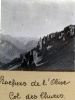 Rochers de l'Olive, col des Thures, 1914