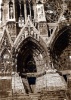 Reims, mai 1916: portail occidental de la cathdrale