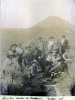 Sur la route de Cousson, juillet 1916: Jacques; Jeanne, Sybille du Chaffaut, Mme de Beaulieu, Paule, Charles du Chaffaut, Pierre de Beaulieu, X, Franois, Yvonne; Genevive, Henri, Mme du Chaffaut, Toinon