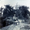 Verzenay, l'observatoire, 1916: Louis; commandant Gougelin; X