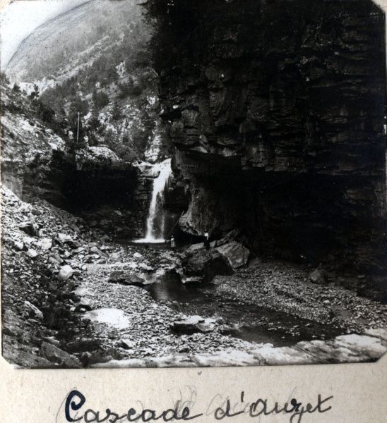 Cascade d'Auzet, 1er aot 1918