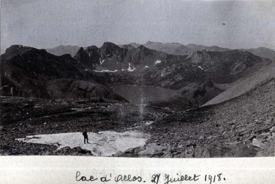 Lac d'Allos, 27 juillet 1918