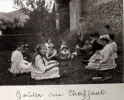 Le Chaffaut, 1917: Sybille du Chaffaut, Toinon, Jules du Chaffaut, Henri, Pierre, Jacques, Jeanne, lisabeth, Genevive, Mme du Chaffaut; Paule, Yvonne, Franois