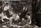 Bois d'Engouire, 1917: Paule, Genevive, Jacques, X; Jeanne, Toinon, Y