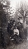 La Tronche, mars 1919: Toinon, Germaine; Andr, Genevive, X; Jeanne