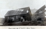 Annexe de l'htel du lac d'Allos, septembre 1919: lisabeth, X, Jeanne, Y, Genevive, Germaine