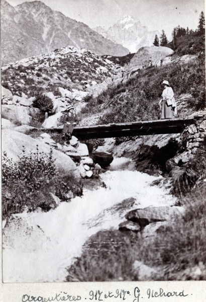 Argentires, 1921: M. et Mme G. Uchard