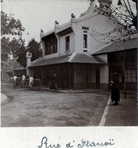 Marseille, exposition coloniale, aot 1922: rue d'Hano