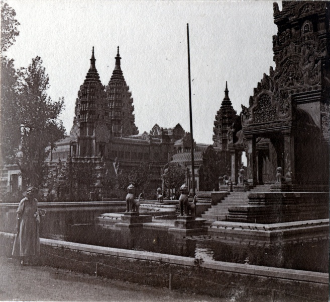 Marseille, exposition coloniale, aot 1922: Angkor