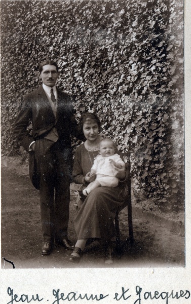 ?, 1922: Jean Prouvost, Jeanne, Jacques Prouvost