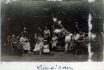 Ville d'Avray, juillet 1920: Yvonne, X; Y, Genevive, Robert Mugel, Toinon, lisabeth, Jeanne, Mme Mugel, Joseph, Pierre, Z, Germaine; Louis, Franois, Paule et autres