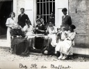 Digne, 25 aot 1921: chez les du Chaffaut; X, Toinon, Mme du Chaffaut, Genevive, Michel, Henri, Paul Mugel, Paule; Sybille, Franois, Jules, Jacques, Charles