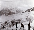 Massif du Pelvoux, aot 1922: Glacier blanc; Jacques, Franois, Henri