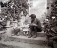 Digne, aot 1922: Pierre, Michel, Jacques