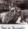 Rocs de Ganagobie, 1922: Jacques (derrire son pied), X, Sybille du Chaffaut, Paule, Paule, Pierre, Franois; Charles du Chaffaut, Henri