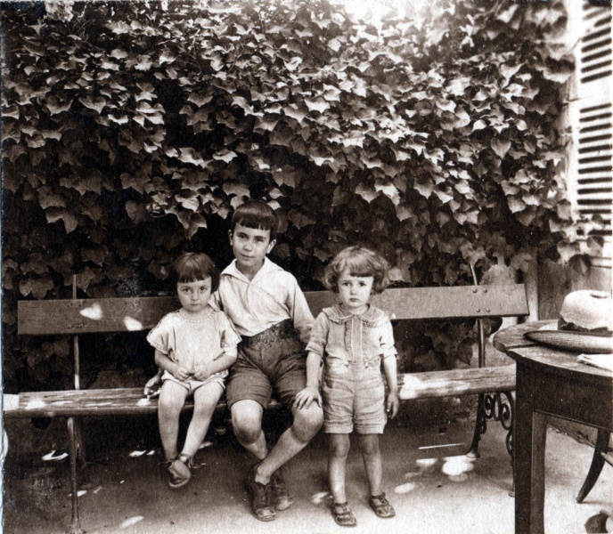 Digne, aot 1923 : Michel, Pierre, Paul Mugel