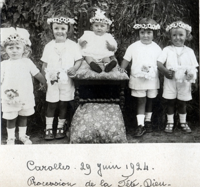Carolles, 29 juin 1924: