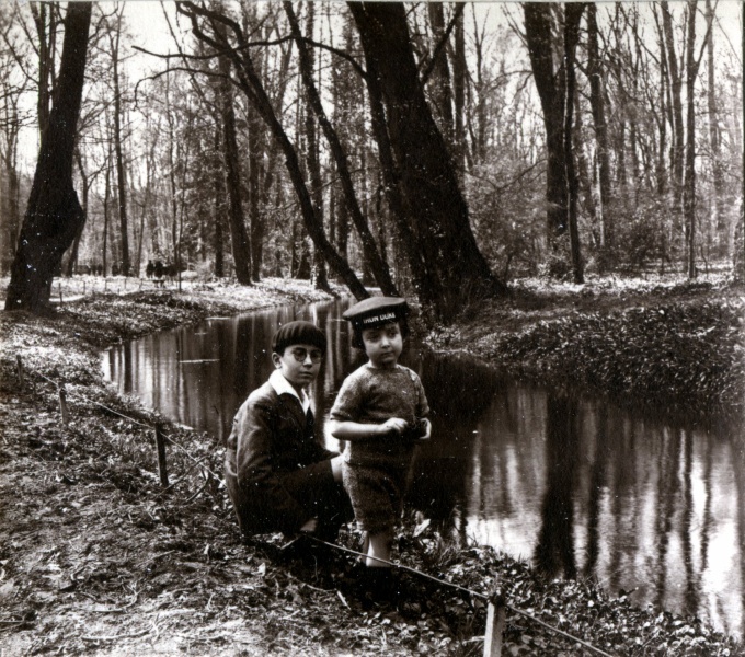 Lyon, Parc de la Tte d'or, 19 avril 1925: Pierre, Michel