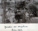 Grenoble, jardin des dauphins, juin 1923: Germaine, Joseph Jr, Louis, Yvonne, Genevive, Michel