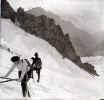 Massif du Pelvoux, aot 1923: Glacier blanc; Paule, Jacques, Henri