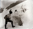 Massif du Pelvoux, aot 1923: Glacier blanc; Paule, Henri, Jacques