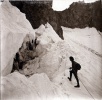 Massif du Pelvoux, aot 1923: Glacier blanc; Jacques