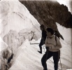Massif du Pelvoux, aot 1923: Glacier blanc; Henri, Paule, Jacques