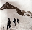 Massif du Pelvoux, aot 1923: pic de Neige Cordier; Paule, Henri, Jacques