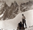 Massif du Pelvoux, aot 1923: col de la Temple; Jacques, Henri, Paule
