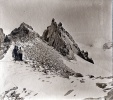 Massif du Pelvoux, aot 1923: col de la Temple; Henri, Jacques, Paule