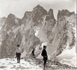 Massif du Pelvoux, aot 1923: col de la Temple; Paule, Jacques, Henri