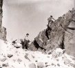 Massif du Pelvoux, aot 1923: col des crins; Paule, Henri, Jacques