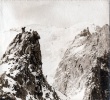 Massif du Pelvoux, aot 1923: col des crins; Jacques, Paule