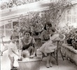 Digne, 1923: Paul et Bernard Mugel; Toinon, Yvonne, Michel