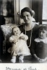 Digne, 1923: Monique et Paul Mugel; Toinon