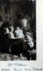 Grenoble, 1924: Joseph Jr, Henri Jr et Jean Colomb; Mme Walker
