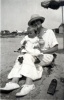 Carolles, mai 1924: Monique Mugel, Toinon